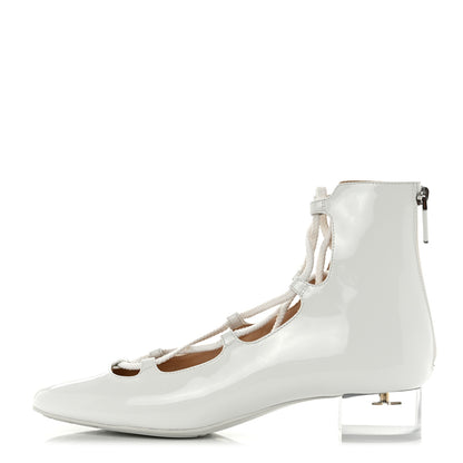Christian Dior Patent Diorarty 30mm Pumps 39.5 White 1 of 9