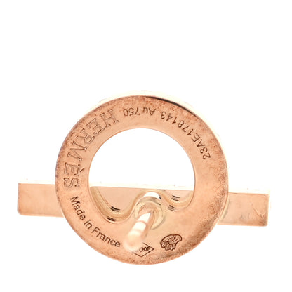 Hermes 18K Rose Gold Diamond Finesse Earrings 4 of 5