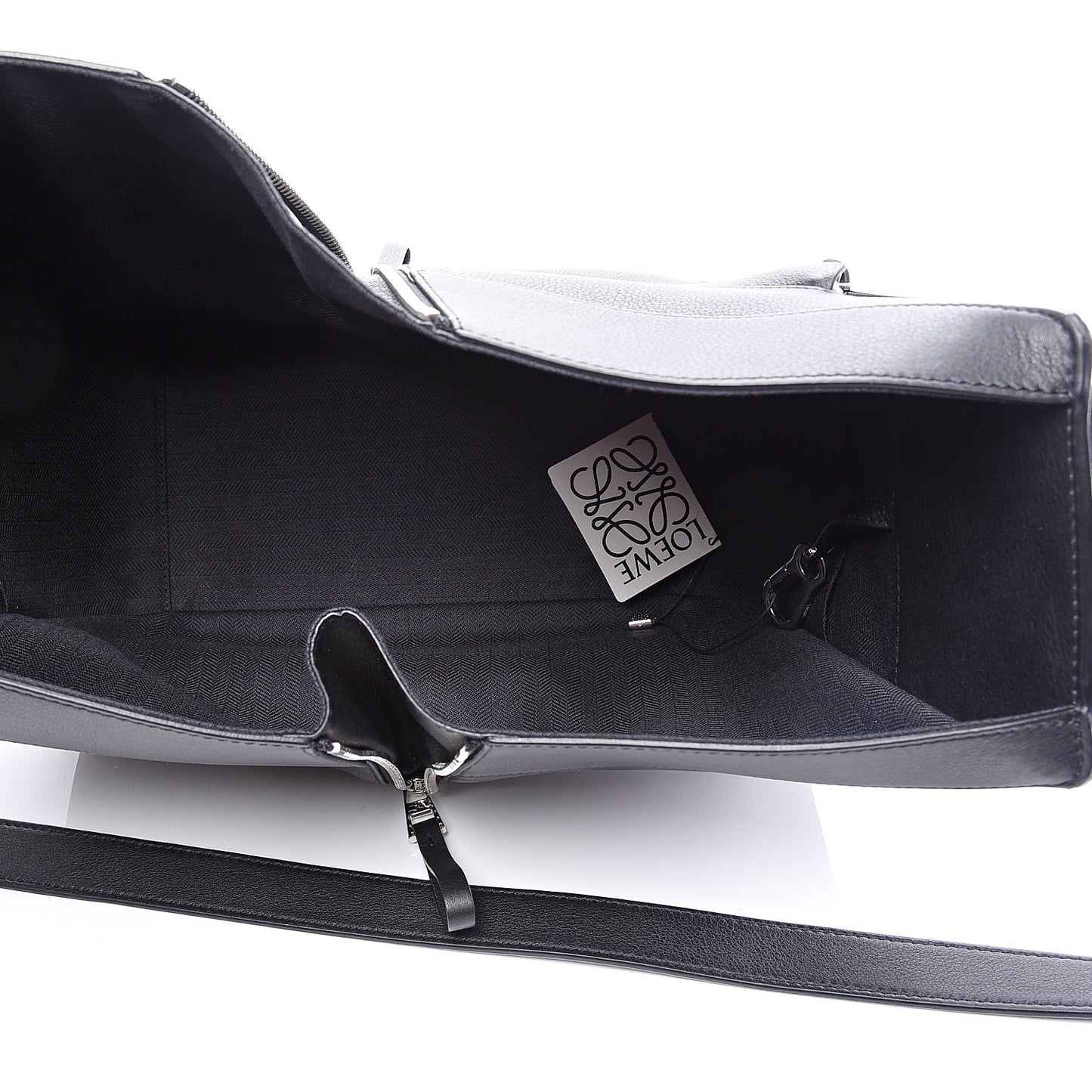 Calfskin Small Hammock Shoulder Bag Black