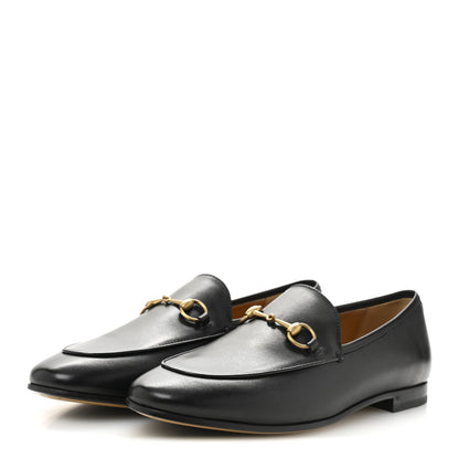 Gucci Calfskin Womens Jordaan Loafers 39 Black 4 of 11