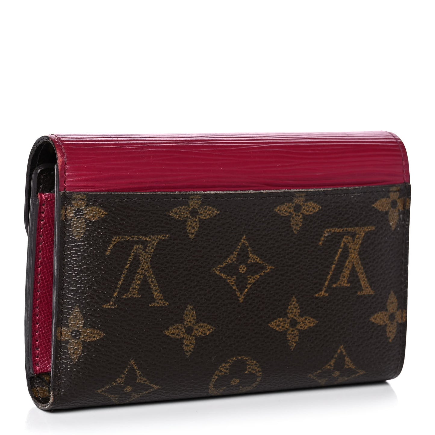 Epi Monogram Marie-Lou Compact Wallet Fuchsia