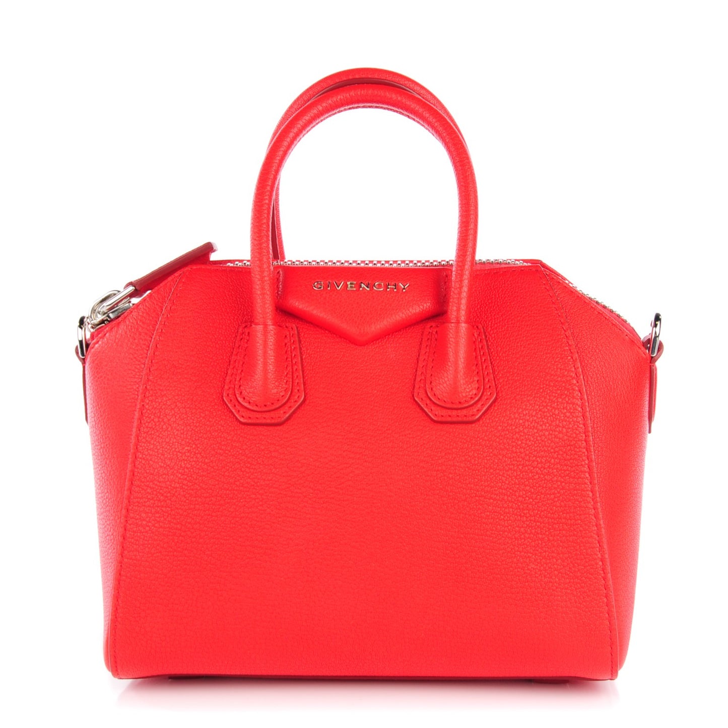 Sugar Goatskin Mini Antigona Red