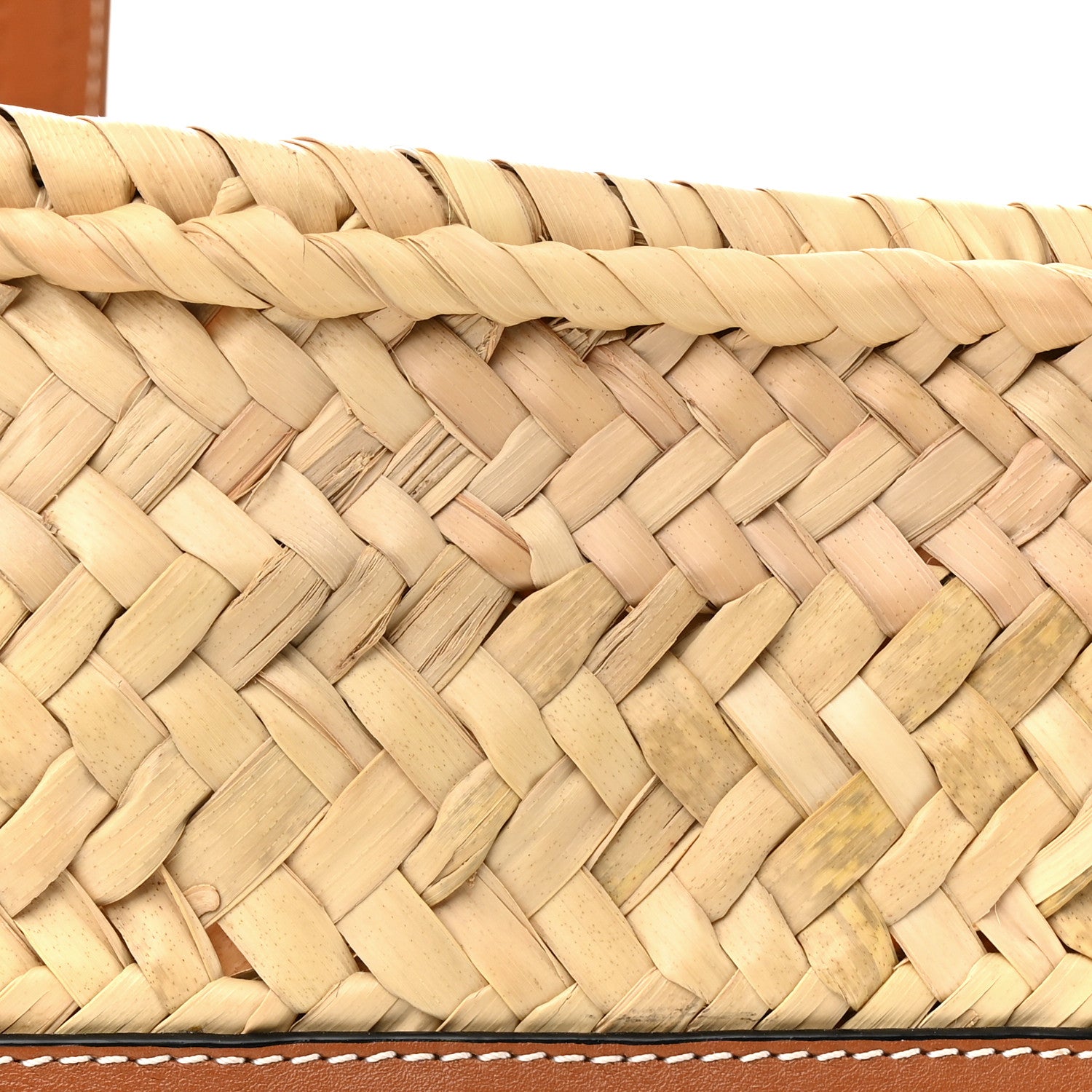 Loewe Raffia Basket Tote Bag Natural Tan 7 of 12