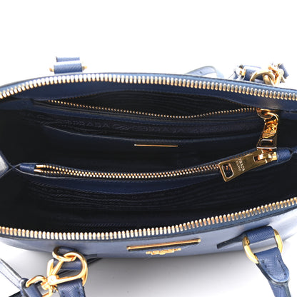 Prada Saffiano Lux Medium Promenade Tote Bluette 5 of 13