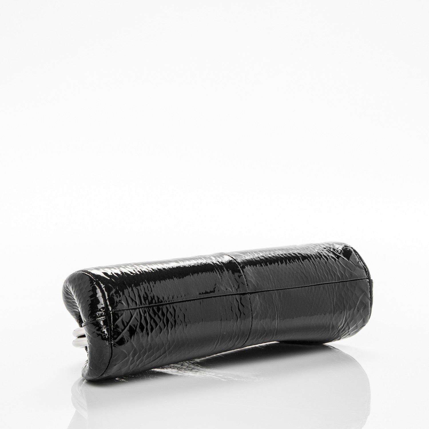 Chanel Glazed Python Timeless Clutch Black 4 of 9