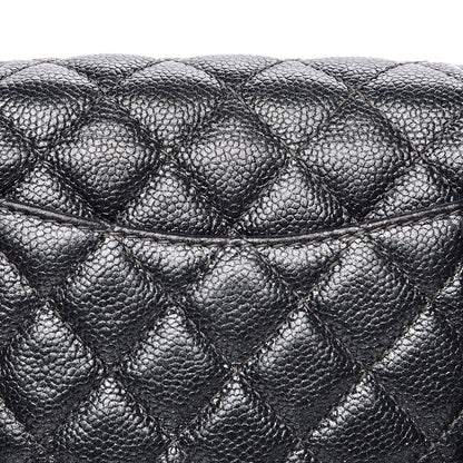 Chanel Pearly Caviar Quilted Mini Rectangular Flap Grey 11 of 13