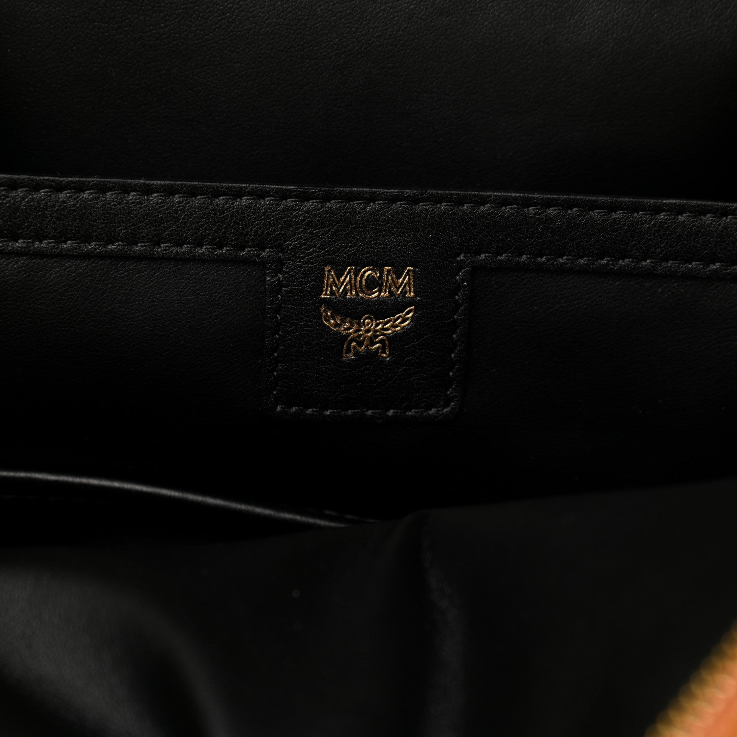 MCM Visetos Studded Medium Dual Stark Backpack Cognac 5 of 13