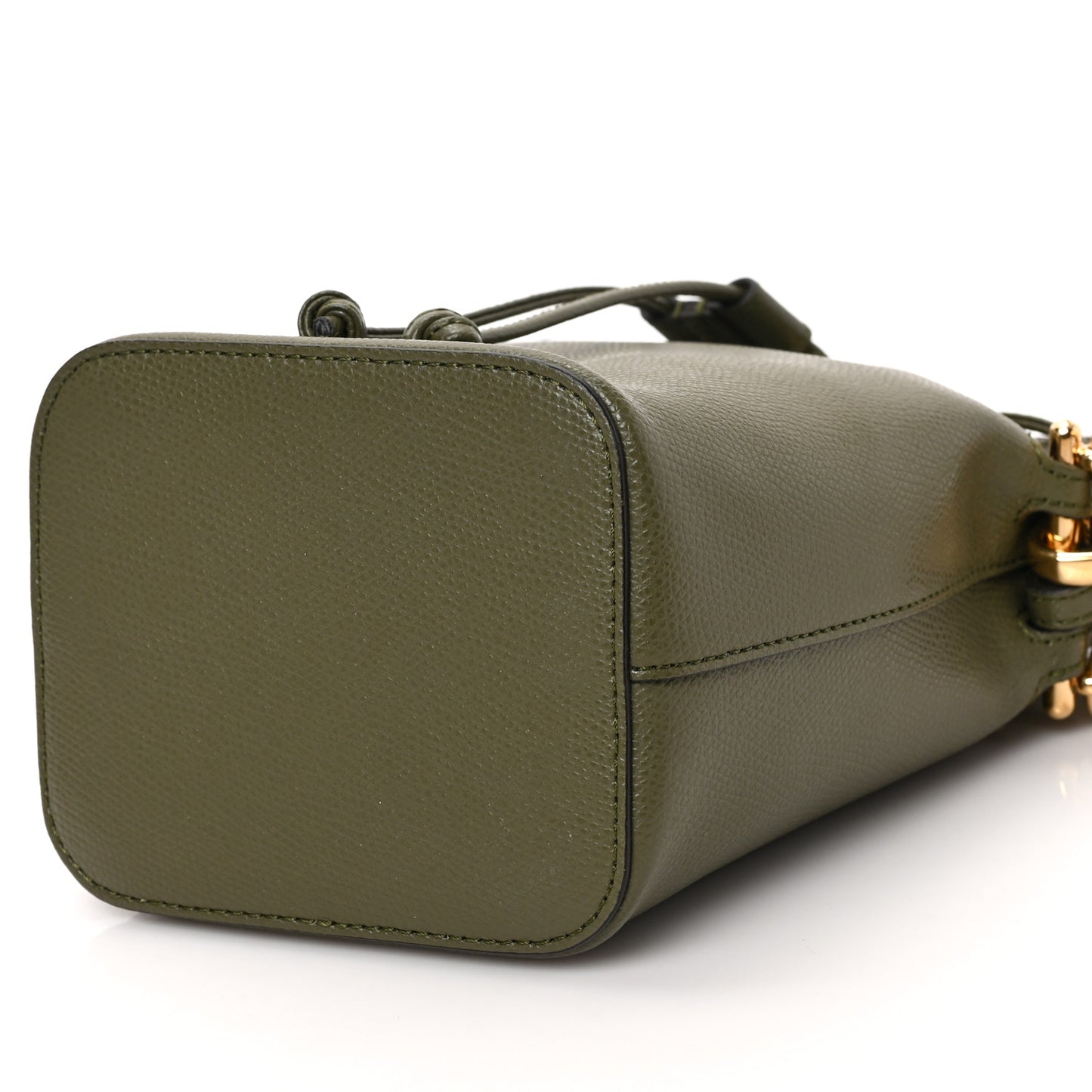 Vitello Cruise F is Fendi Mini Mon Tresor Bucket Bag Asparago