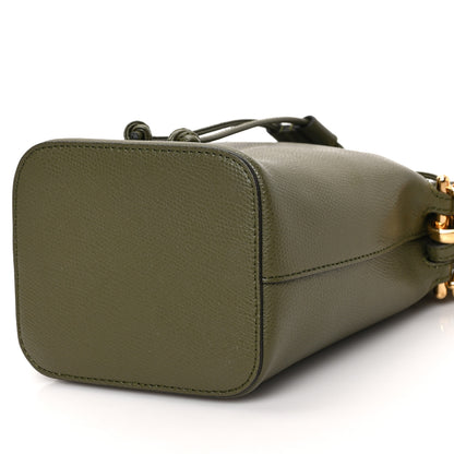 Fendi Vitello Cruise F is Fendi Mini Mon Tresor Bucket Bag Asparago 9 of 9