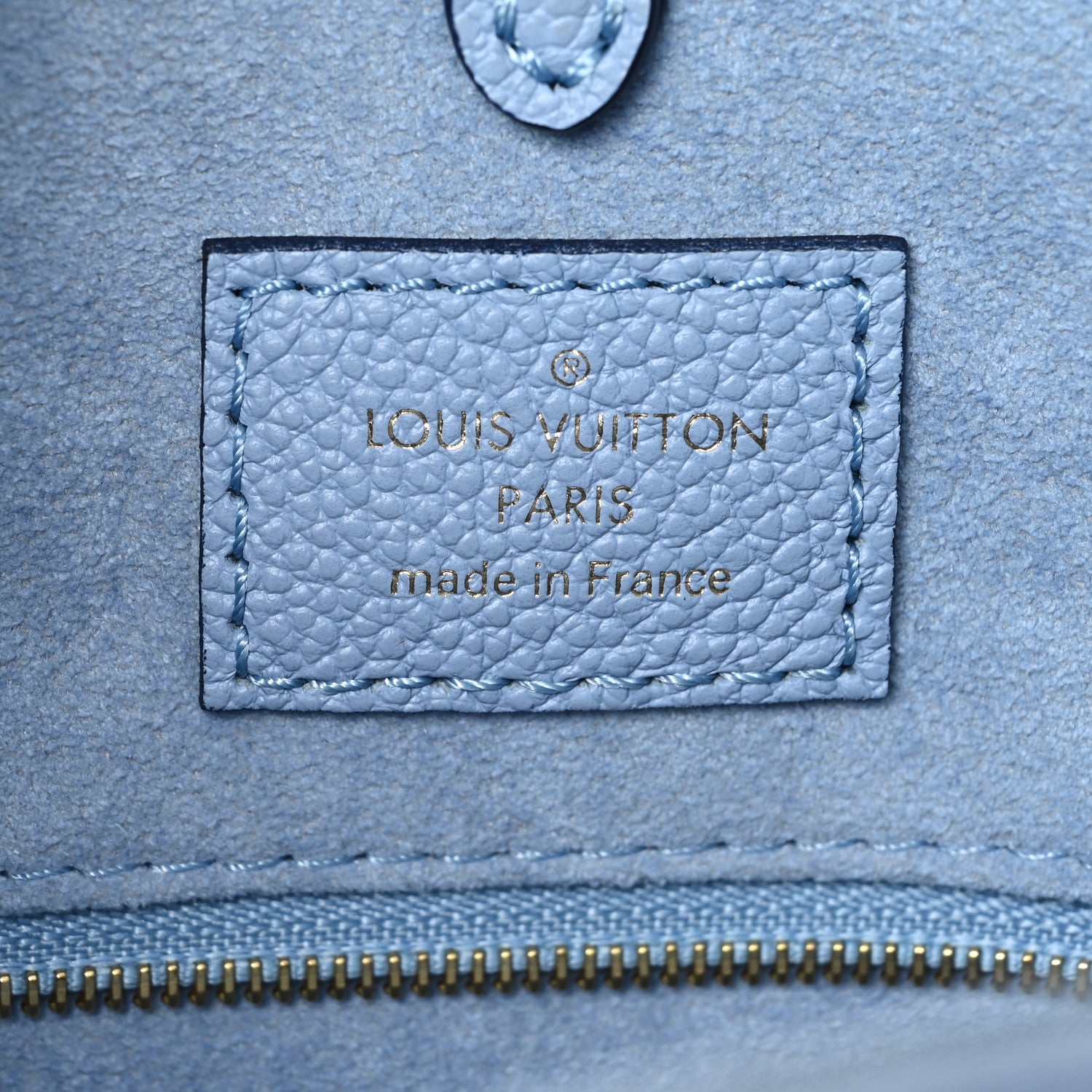 Louis Vuitton Empreinte Monogram Giant By The Pool Onthego MM Summer Blue 6 of 9