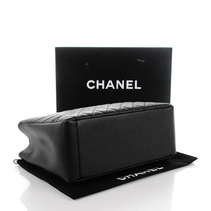 Chanel Caviar Quilted Grand Shopping Tote GST Black 4 of 7