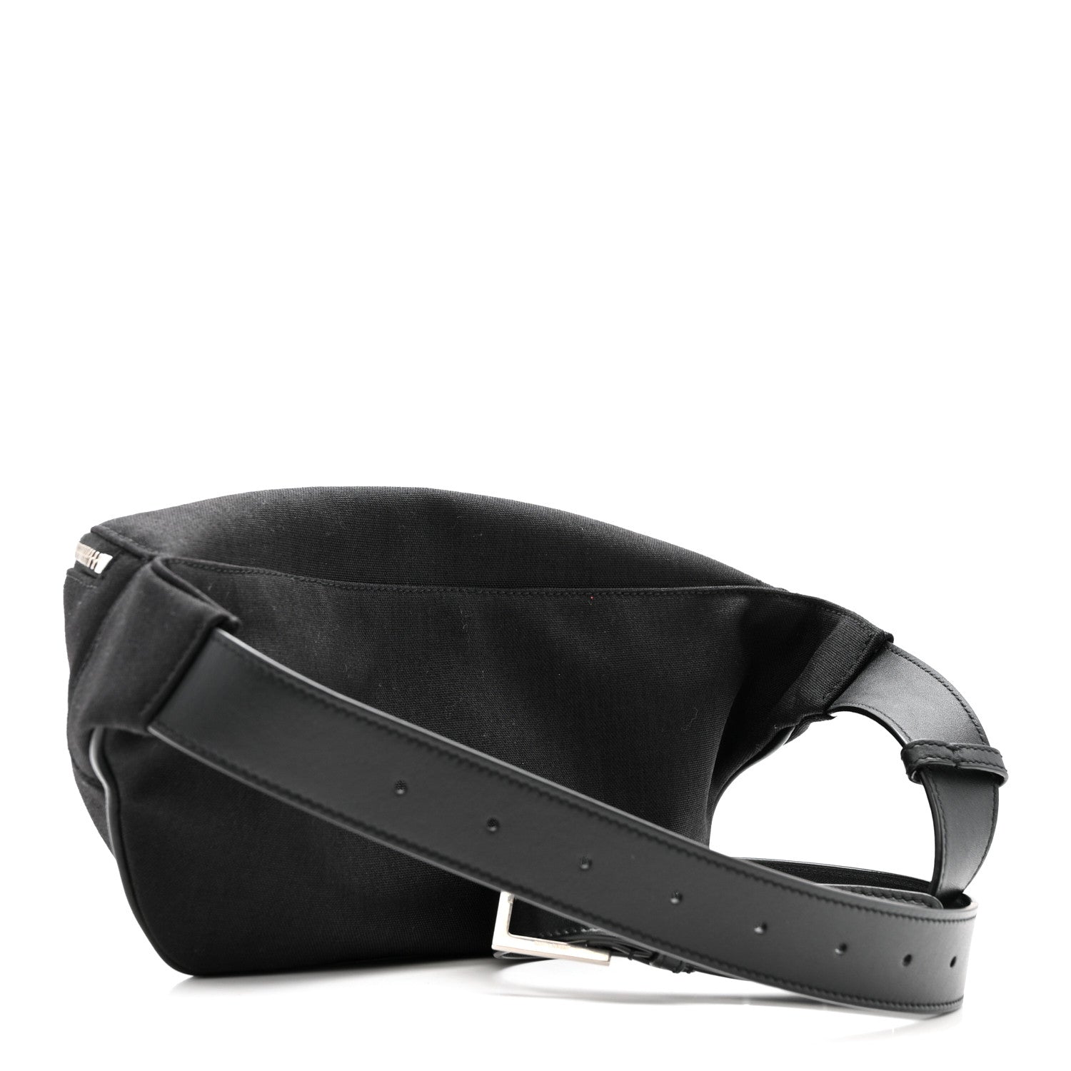 Saint Laurent Canvas Monogram Belt Bag Black 2 of 11
