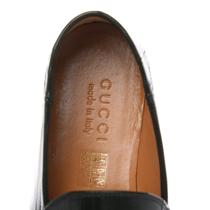 Gucci Eel Mens Horsebit Loafers 5 Verde 7 of 11