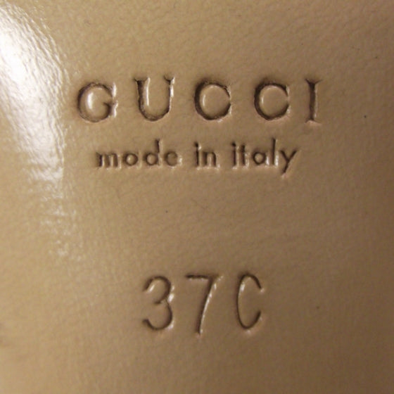 Monogram Buckle Heels 37 Ivory