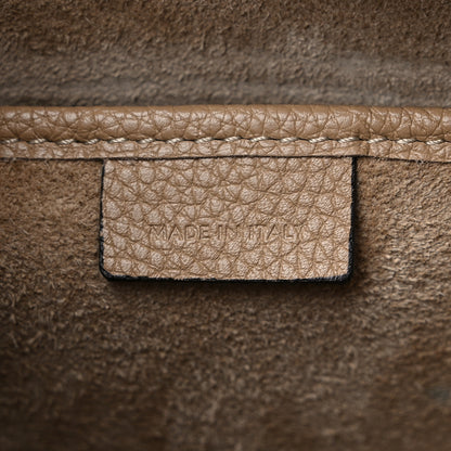 Celine Drummed Calfskin Nano Luggage Dune 6 of 10