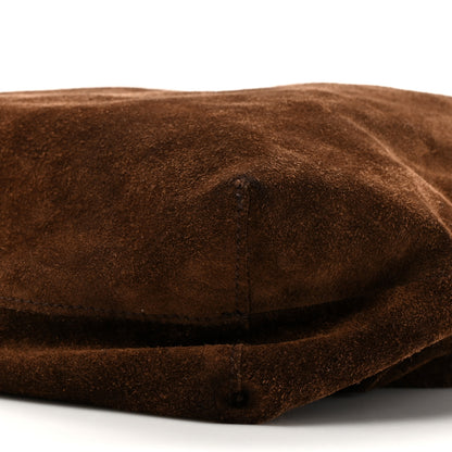 The Row Suede Bindle Bag Espresso 8 of 9