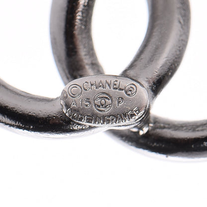 Chanel Crystal Baguette CC Earrings 4 of 5