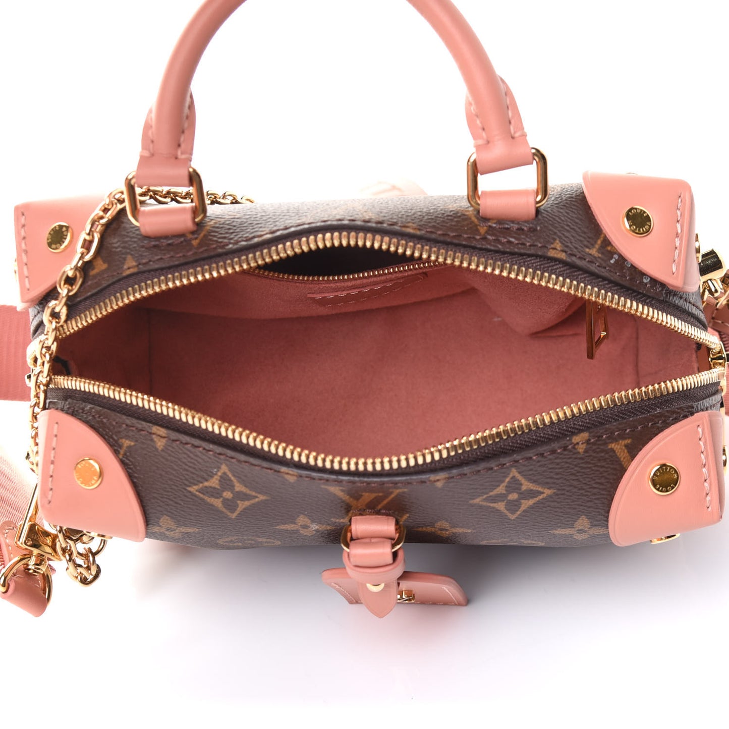 Monogram Petite Malle Souple Peach