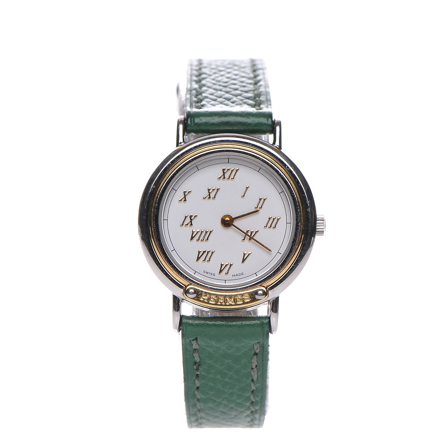 Stainless Steel Courchevel 25mm Meteor Quartz Watch Vert Clair