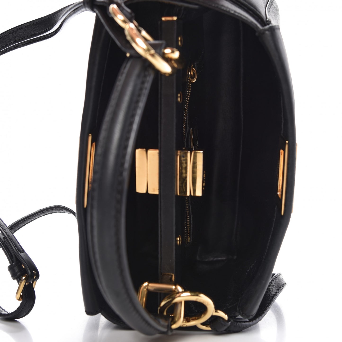 Nappa Mini Peekaboo Iconic Satchel Black