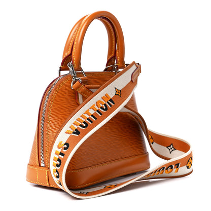 Louis Vuitton Epi Jacquard Alma BB Honey Gold 3 of 12