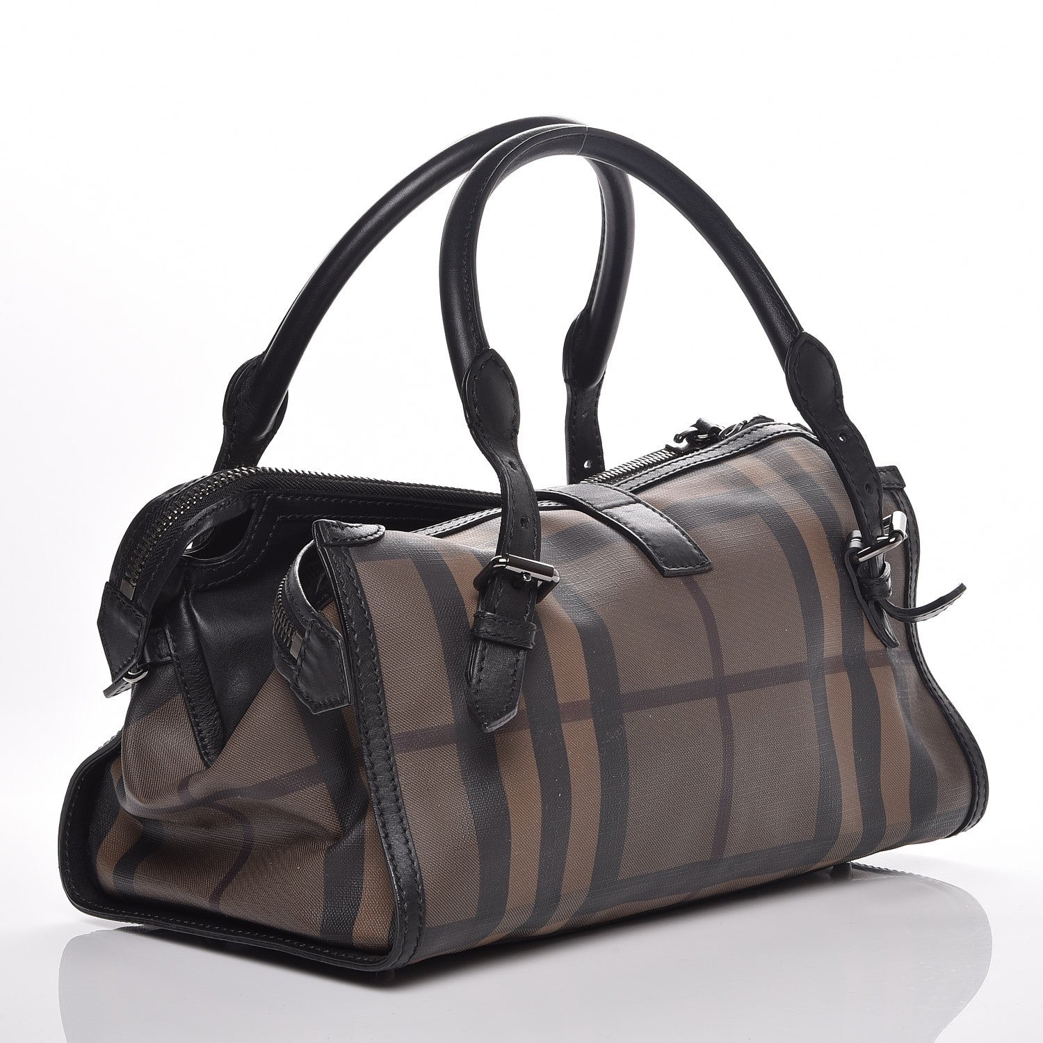Burberry Smoked Check Small Chain Bag Black 3 of 12