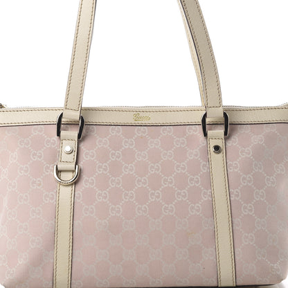 Gucci Monogram Medium Abbey Tote Pink 7 of 20