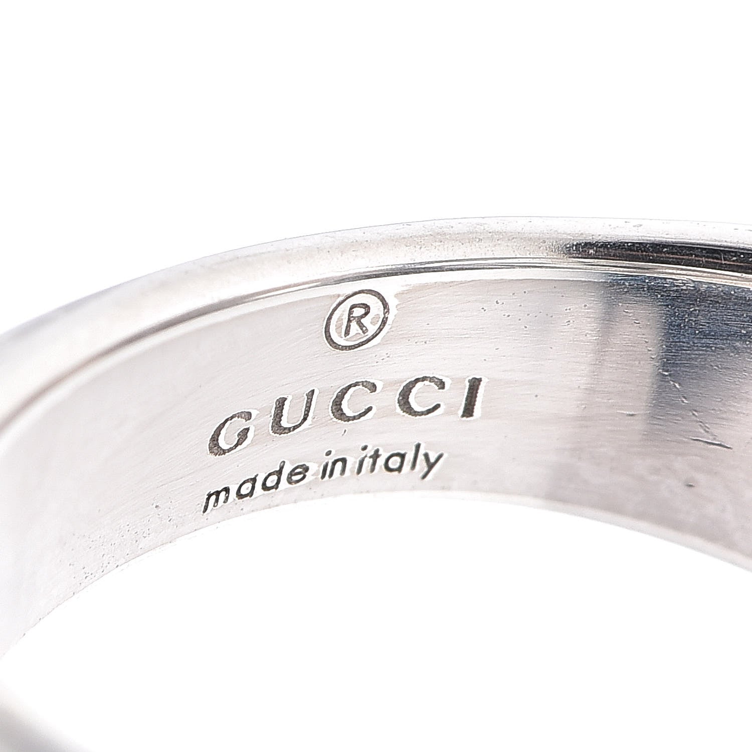 Gucci Sterling Silver Interlocking G Signet Ring 52 6 6 of 6