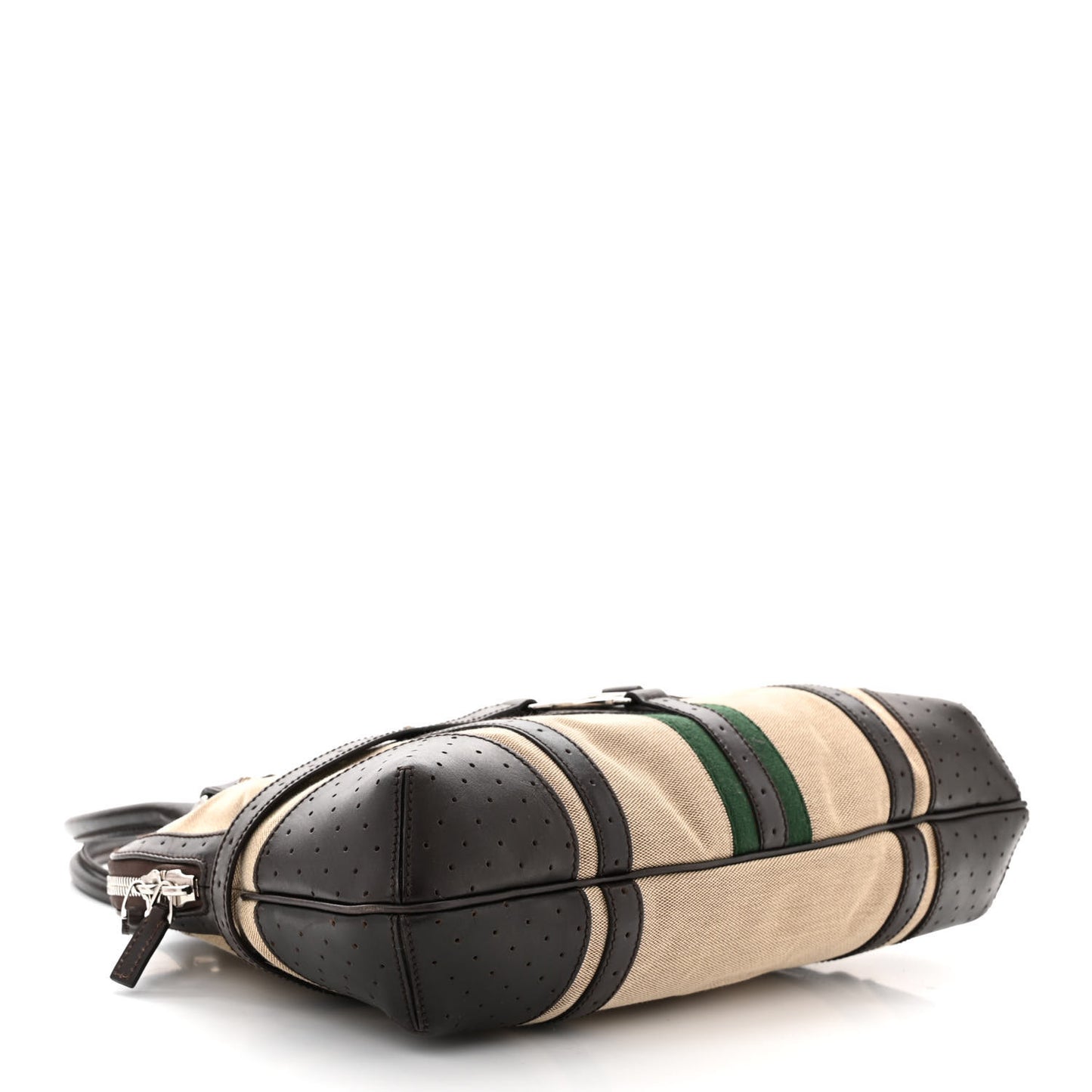 Canvas Web GG Reins Shoulder Bag Brown
