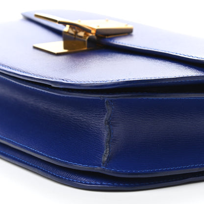 Celine Liege Calfskin Medium Classic Box Flap Bag Indigo 10 of 12