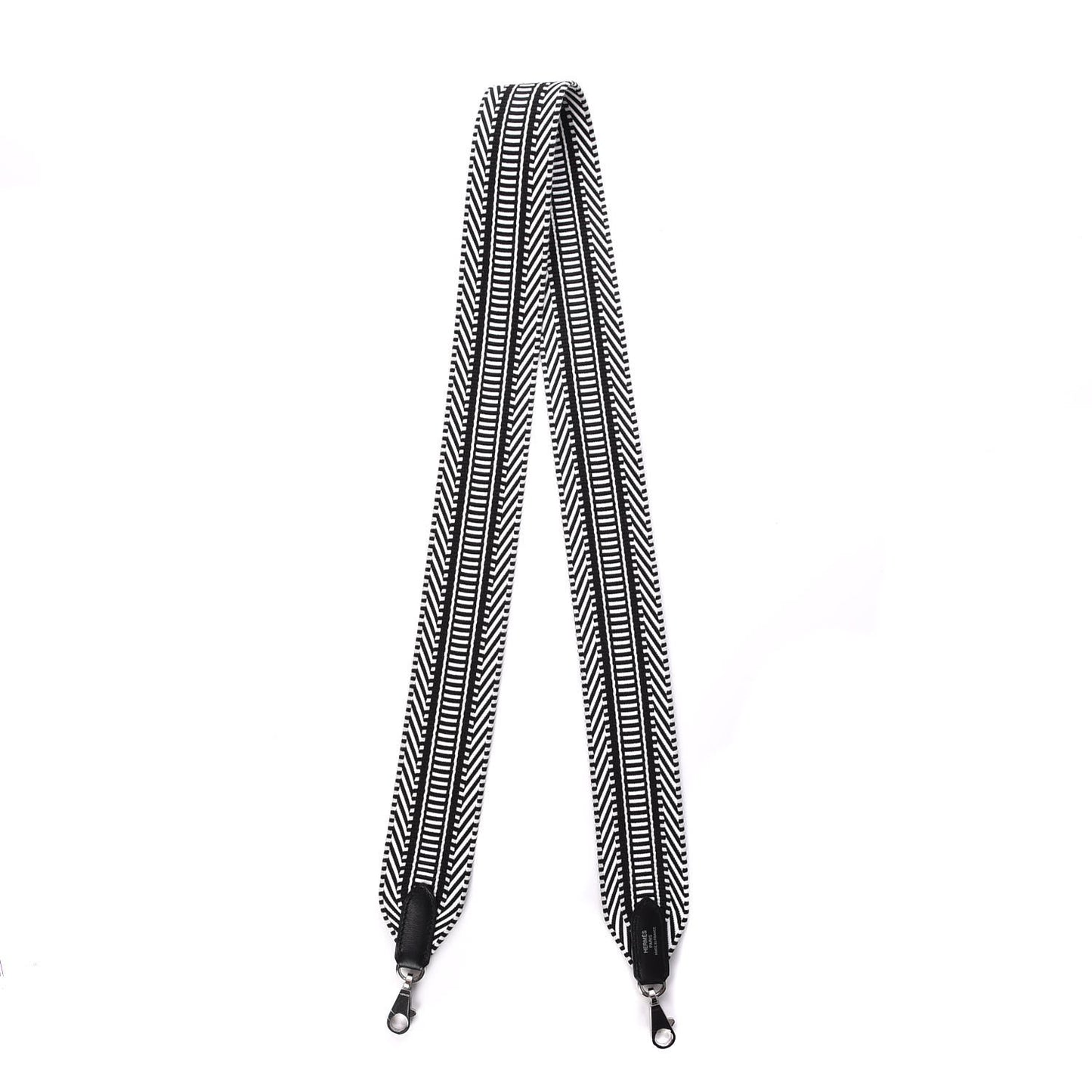 Toile Swift 50mm Sangle Cavale Shoulder Strap Black Ecru