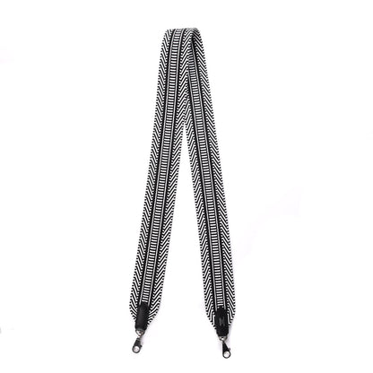 Hermes Toile Swift 50mm Sangle Cavale Shoulder Strap Black Ecru 4 of 5