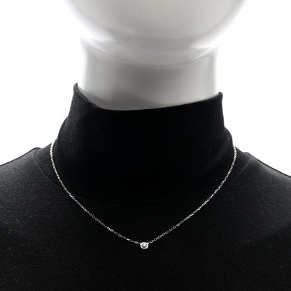 Cartier 18K White Gold Diamond SM D'Amour Pendant Necklace 2 of 4