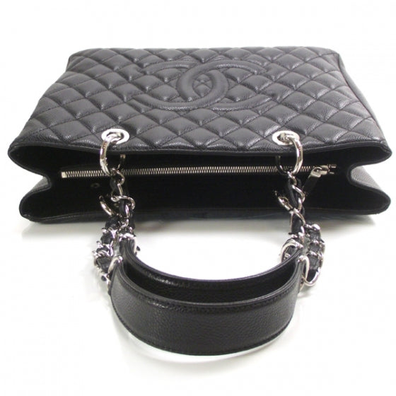 Chanel Caviar Grand Shopping Tote GST Black 5 of 14