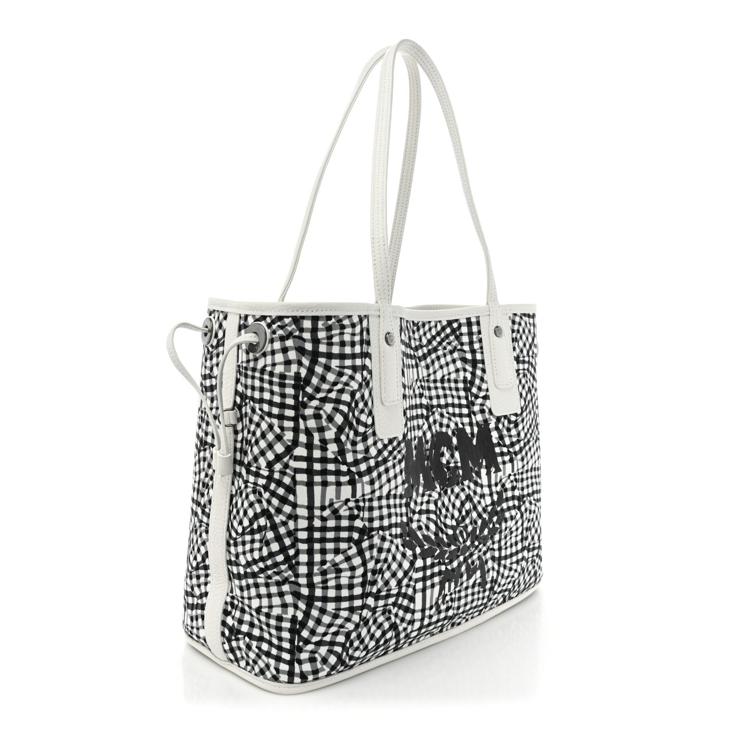Visetos Medium Liz Reversible Shopper Tote White