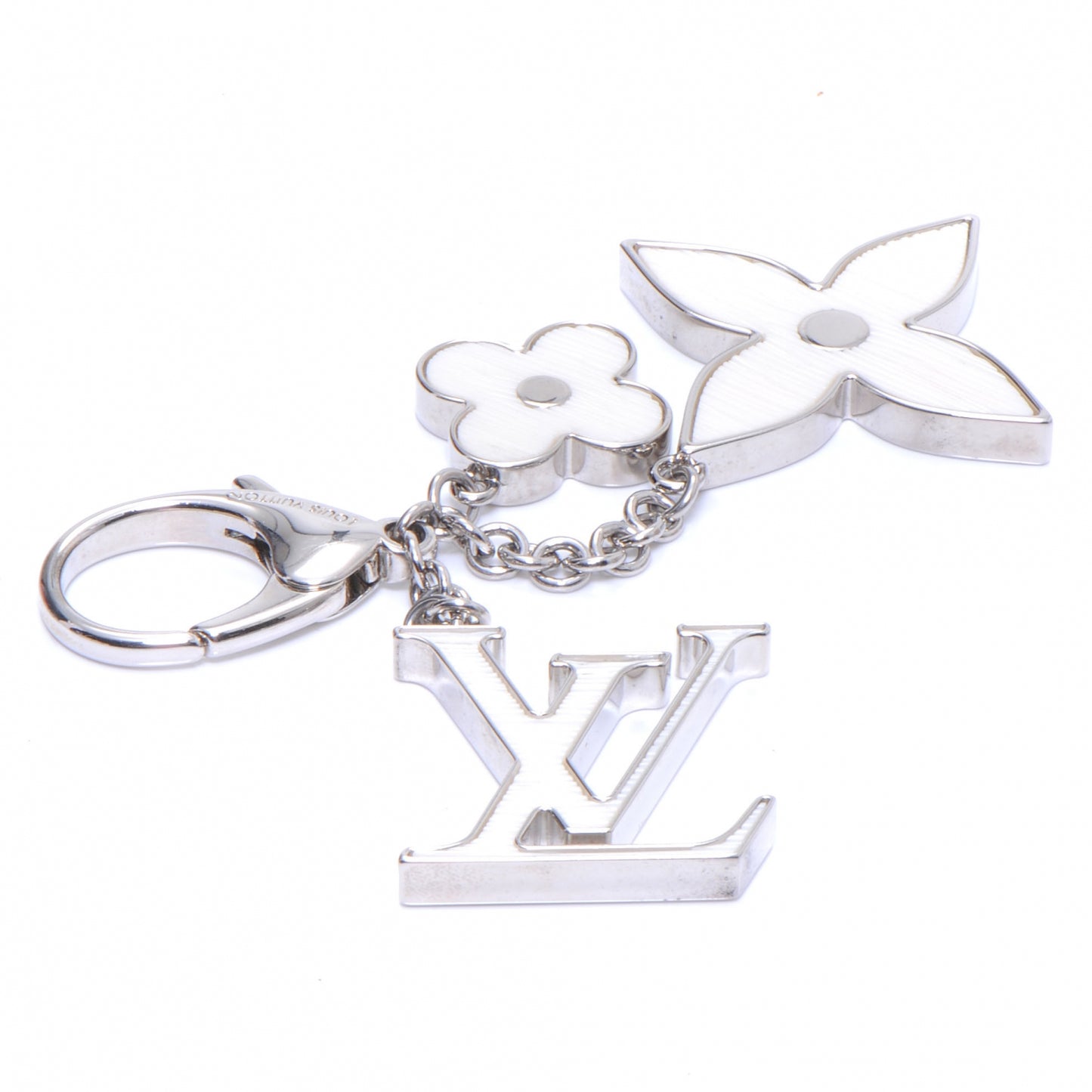 Fleur d Epi Bag Charm Ivory