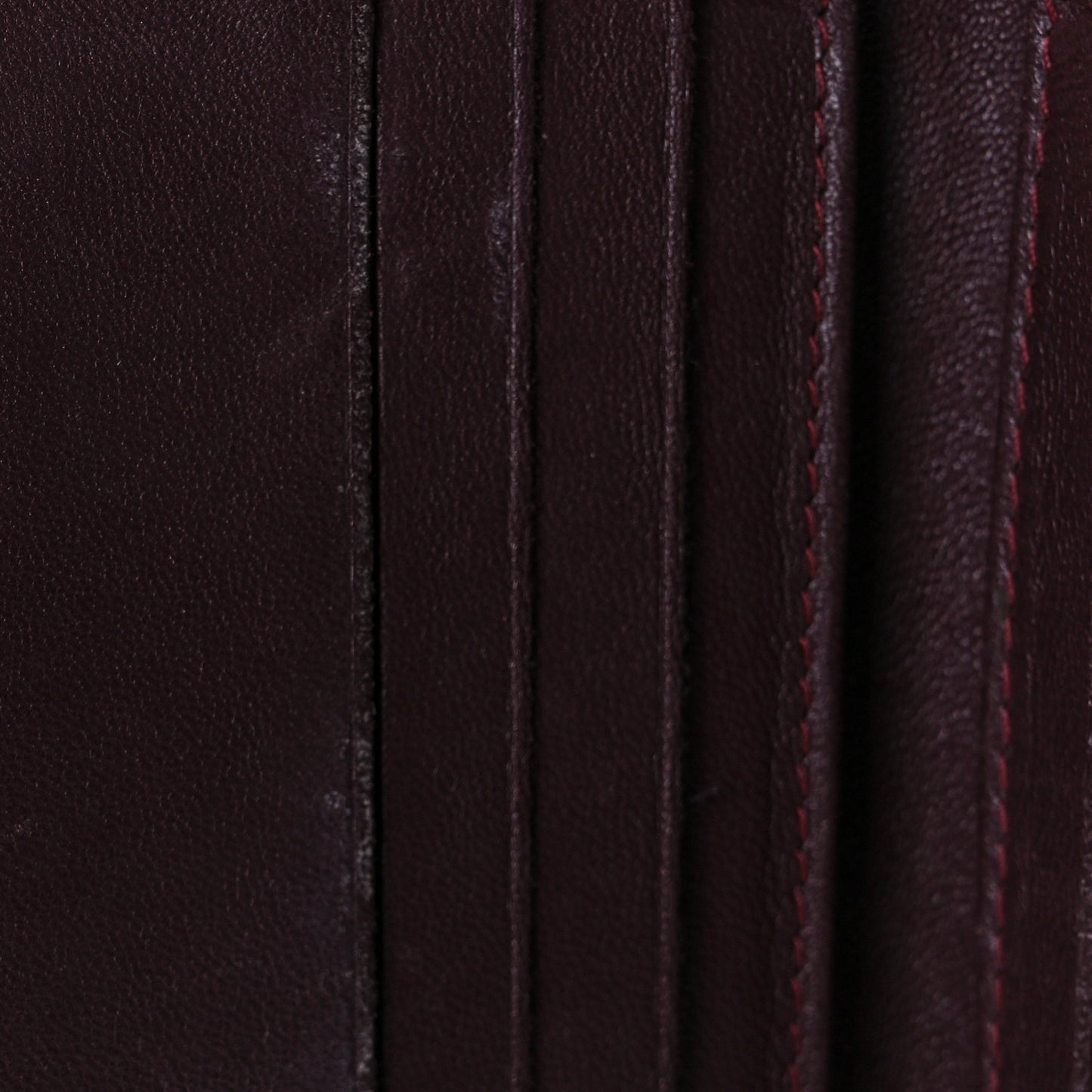 Lambskin Quilted Compact French Flap Wallet Black
