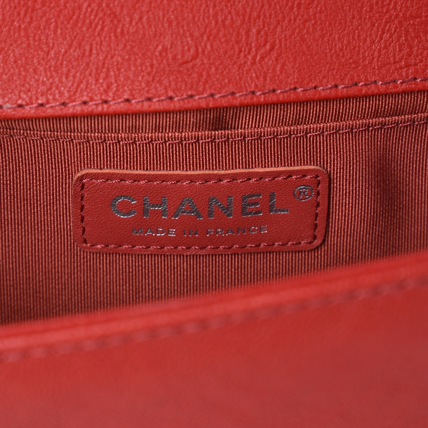 Chanel Calfskin Quilted Medium Top Handle Boy Flap Red 7 of 13