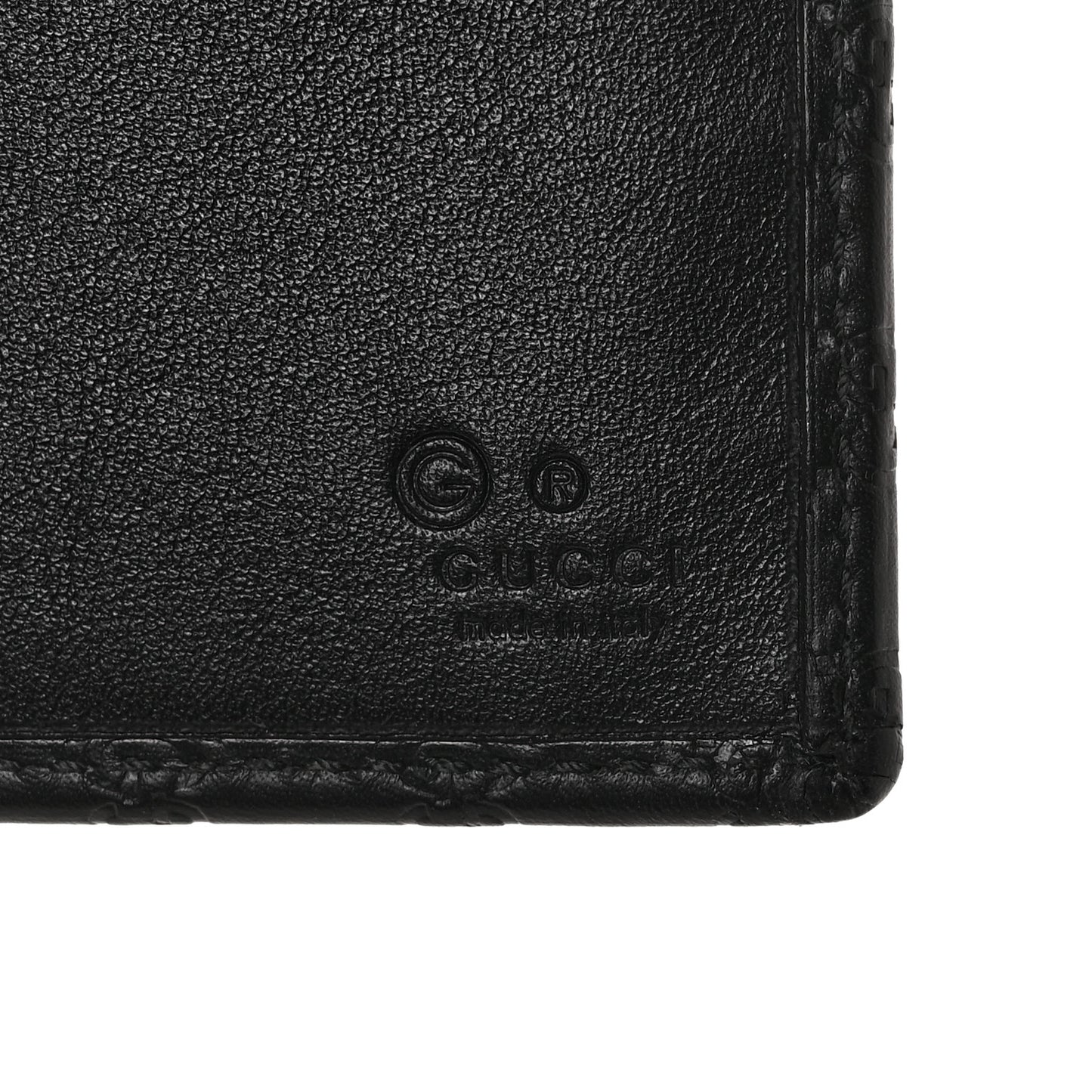 Soft Microguccissima Continental Wallet Black