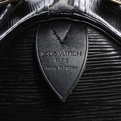 Louis Vuitton Epi Speedy 25 Black 6 of 7