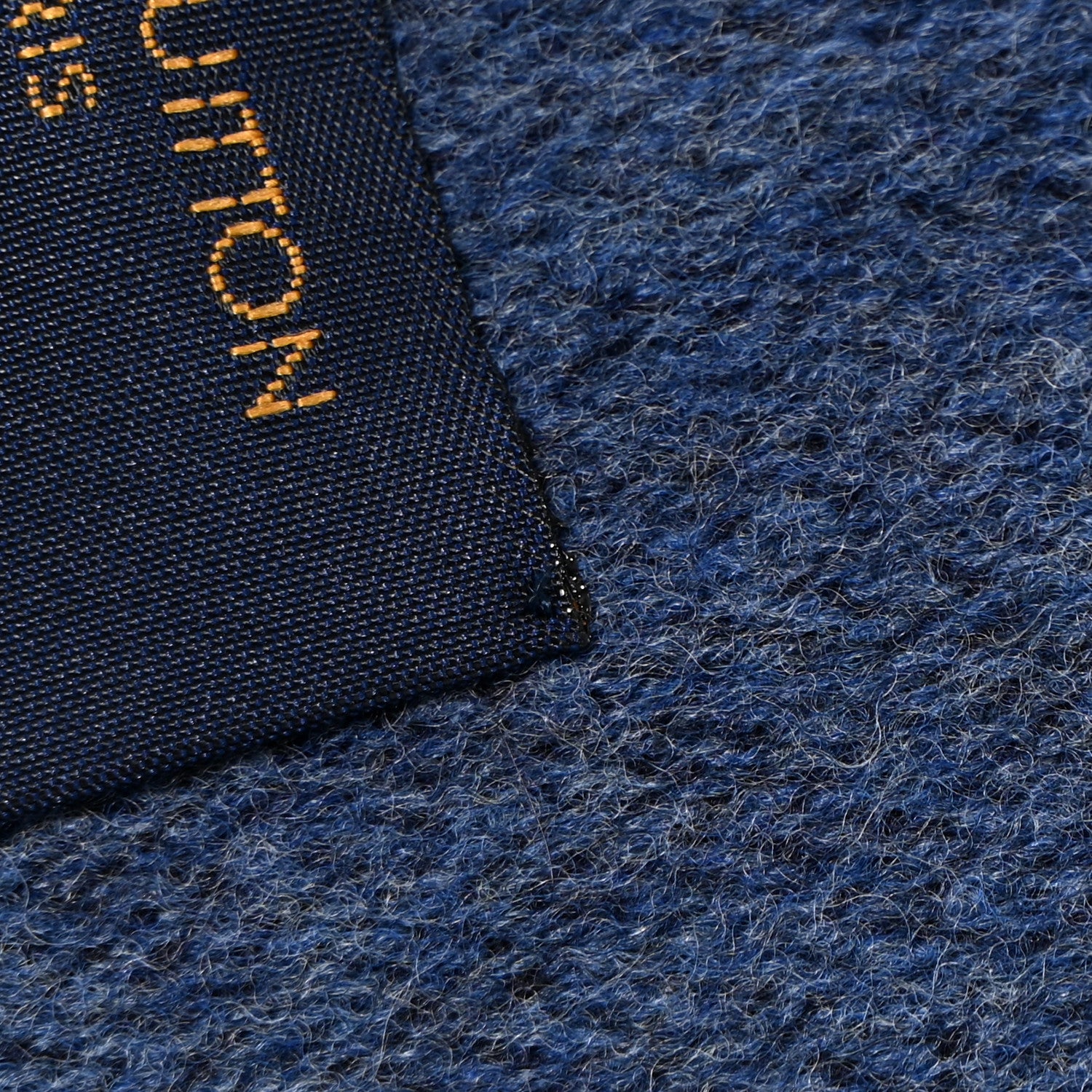 Louis Vuitton Cashmere Wool Monogram Gradient Scarf Navy 6 of 6
