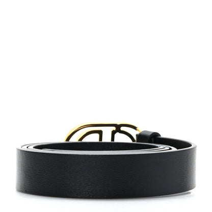 Christian Dior Calfskin 30 Montaigne Cut-Out CD Belt 85 34 Black 3 of 6