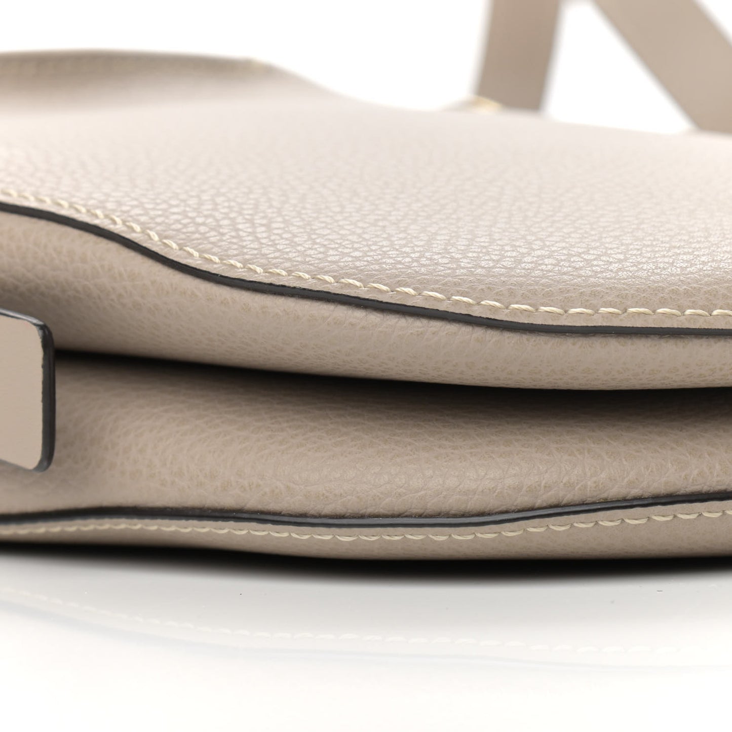 Small Grain Smooth Calfskin Mini Darryl Phone Crossbody Motty Grey