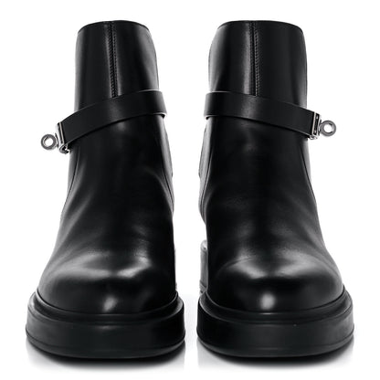 Hermes Calfskin Veo Ankle Boots 37 Black 2 of 8