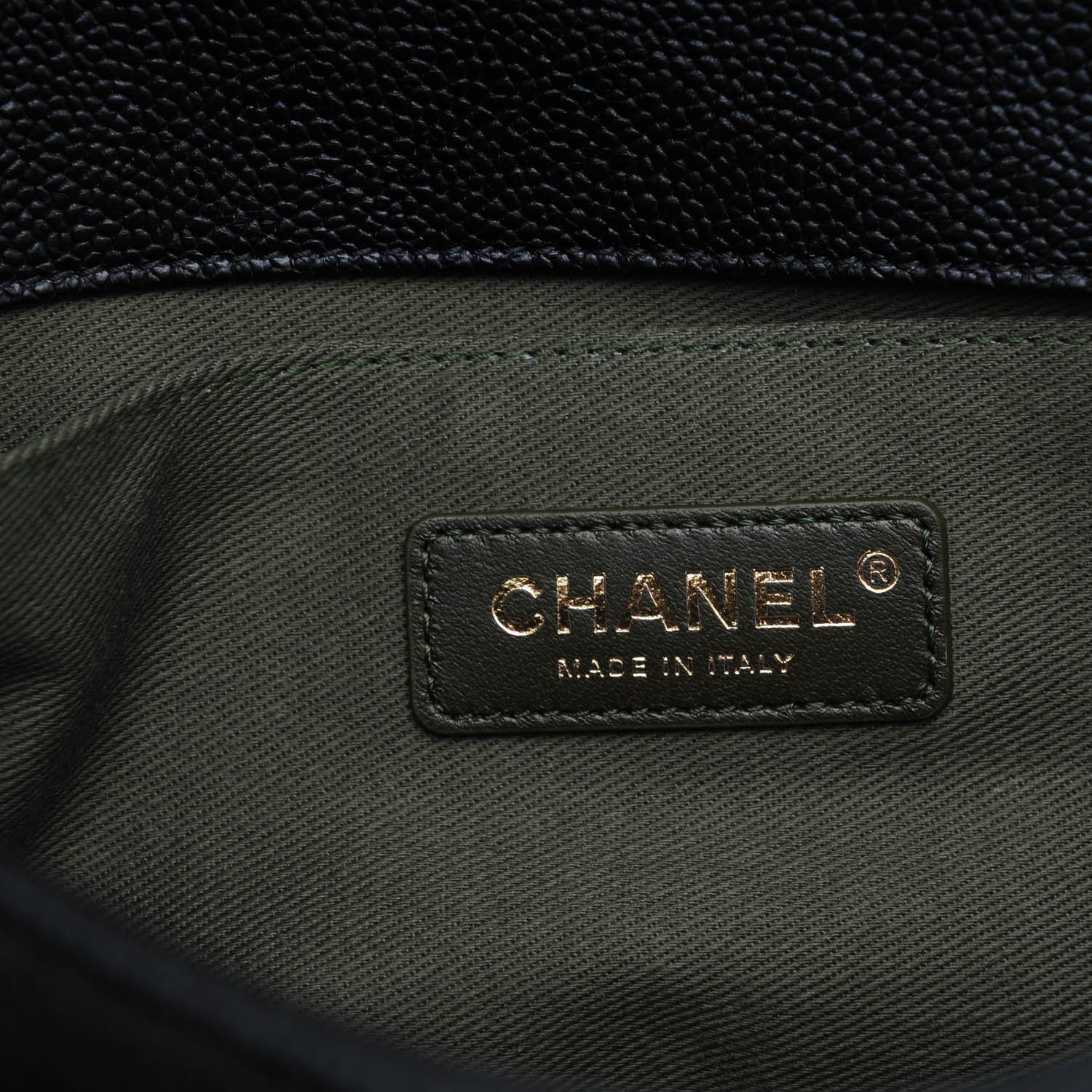 Chanel Caviar Quilted Medium Boy Flap Black 6 of 7