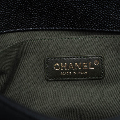 Chanel Caviar Quilted Medium Boy Flap Black 6 of 7