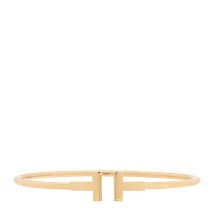 Tiffany 18K Yellow Gold T Wire Bracelet 1 of 3