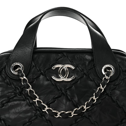 Chanel Calfskin Ultra Stitch Bowler Black 8 of 10