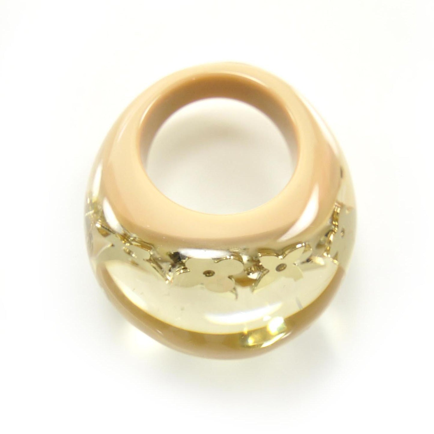 Inclusion Ring 5.5 Beige
