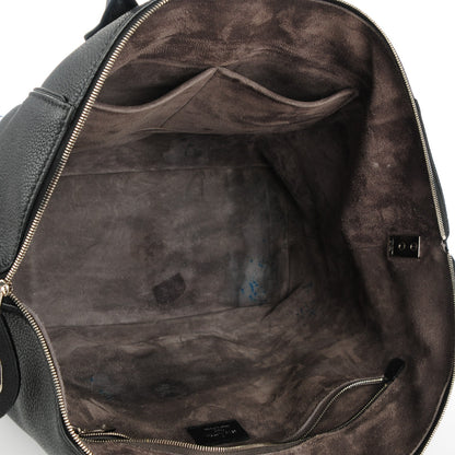 Louis Vuitton Veau Cachemire Soft Lockit MM Black 5 of 8